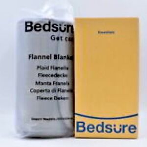 Bedsure Essentials‎ Gray Flannel Blanket 50 x60